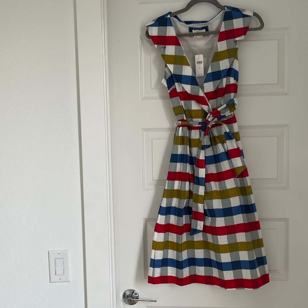 *NEW WITH TAGS* Anthropologie Gingham Summer Dress